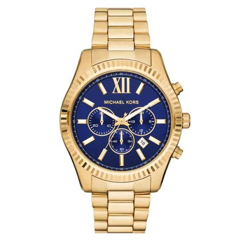 michael kors herrenuhr blau